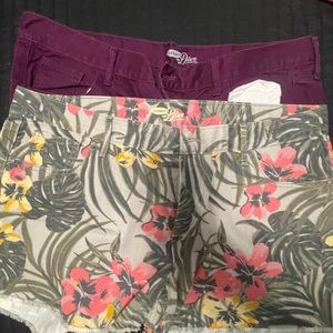 Two pairs of shorts